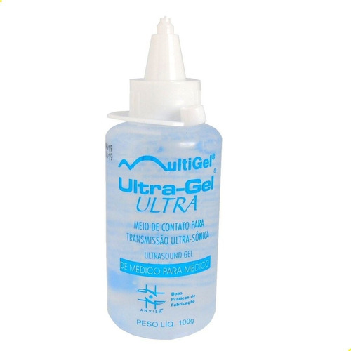  Gel Para Ultrassom Ultra-gel 100g  Multigel - Kit C/ 12 Fr.