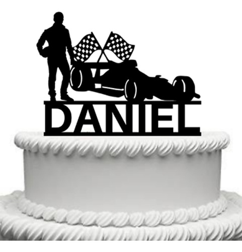 Cake Topper Adorno Torta - Formula 1 Personalizado