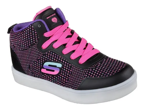 Zapatillas Skechers S Lights Energy Knit Glitz Black