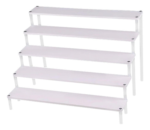 Soporte De Exhibición De Madera, Escalera, 5 Capas 50cm
