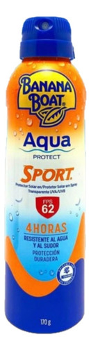 Protetor Solar Aqua Protect Spray FPS 50 Banana Boat Sport Performance Frasco 220ml