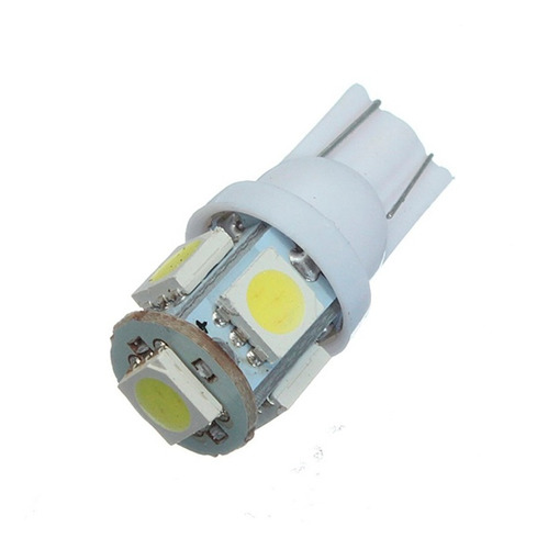 Lampara Led T10 W5w 5 Led Lampara Luz Posicion 6000k 12v