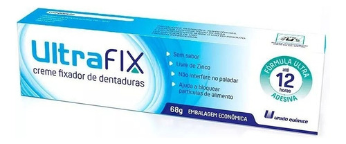 Cremes Fixador Dentaduras Ultrafix 12horas 68g