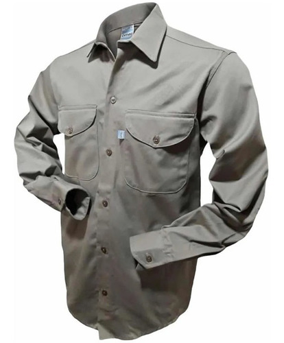 Camisa De Trabajo Ombu Talle 50 Al 54 100% Algodón Original