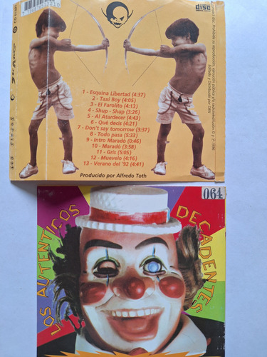 Sumo - Autenticos Decadentes - Man Ray - Los Piojos Cd (Usado)
