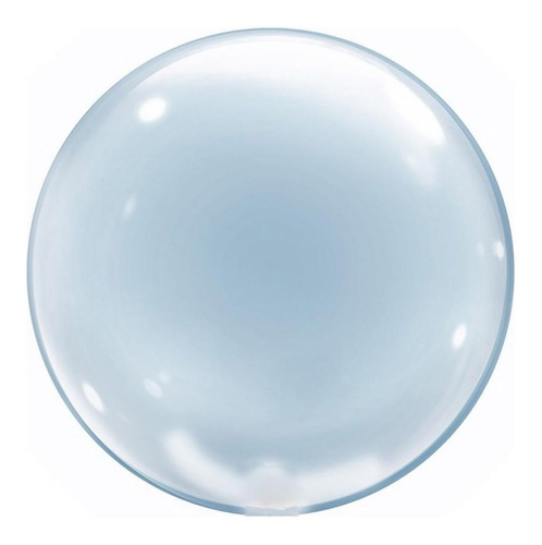 Balão - Bexiga Bubble - Transparente Cristal - 18 Polegadas