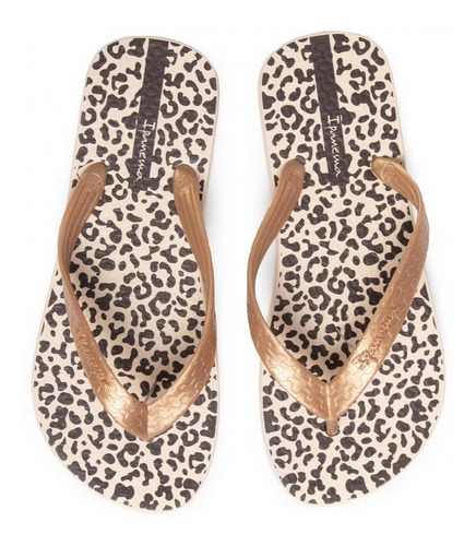 Imagen 5 de 9 de Ojotas Ipanema Animal Print Mujer Goma Playa Arena Class Fem