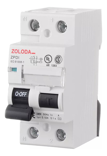 Disyuntor Diferencial Zoloda 2 X 40 Amp 30ma