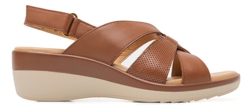 Sandalia Casual Mujer Tan Piel Tiras  Flexi 116009 Gnv®