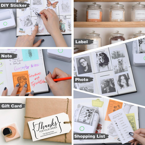 Mini Impresora Print Pods, Fabricante De Pegatinas Térmicas