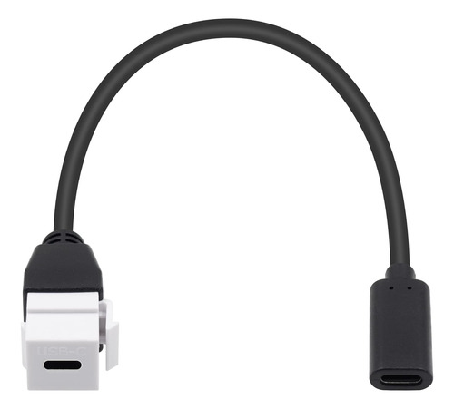 Poyiccot Cable De Insercin Usb C Keystone, Usb 3.1 Tipo C He