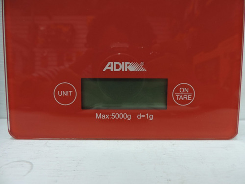 Báscula Para Cocina Extra Plana 5 Kg Adir