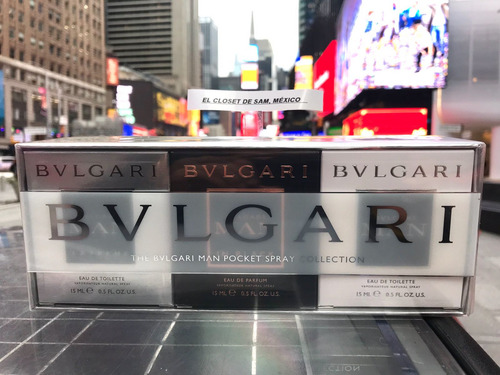 Bvlgari Aqua Amara Eau De Toilette 3x15ml Hombre