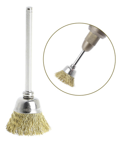 Cepillos De Rueda De Alambre De Latón De 18 Mm Para Amolador