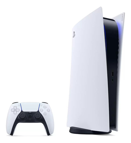Sony PlayStation 5 825GB Digital Edition  color blanco y negro