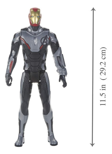 Figura Iron Man Avengers / Marvel Titan Hero Series / Hasbro (Usado)