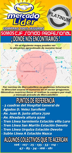 Bocina 15 X 5 O 38cm X 12.7cm Para Driver De 1 Pulgada Cjf