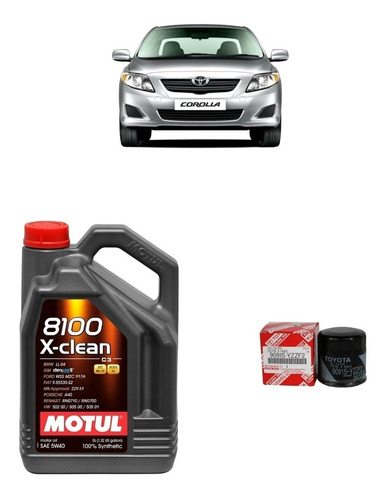 Aceite Motul + Service Toyota Corolla 1.8 + Filtro Aceite