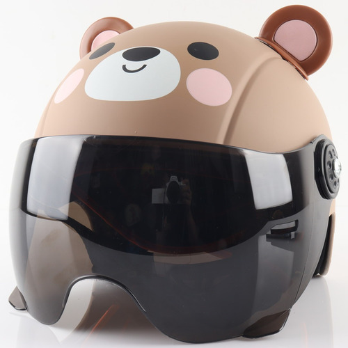 Cascos Infantil De Dibujos Y Cascos De Campañas Para Niños Marrón Monocolor 3/4