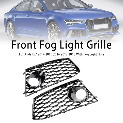 Par De Cubiertas De Parrilla Delantera For Audi Rs7 14-18