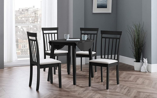 Imagen 7 de 7 de Mesa Decomedor Abatible Moderna En Madera Lacada Ref: Azteca
