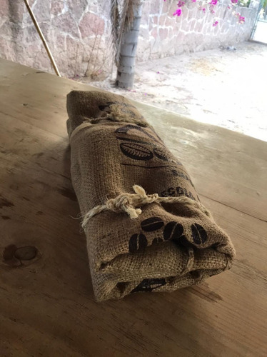 Sacos De Yute Pack De 3 Costales De Suvenires Xilitla Café