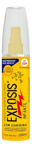 Repelente Exposis Infantil S/perfume 100ml Hipoalergênico