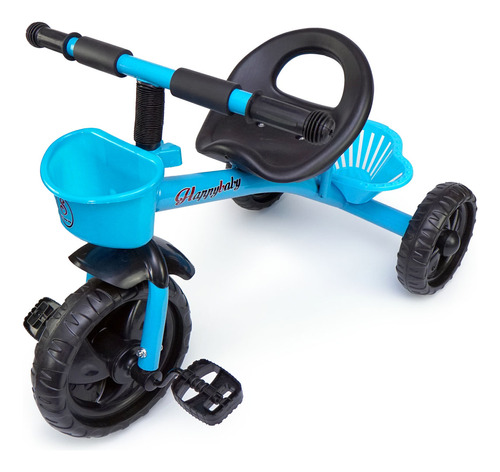 Triciclo Infantil Mega Compras MC920 Crianças con Cesto E Pedal  Cor Azul