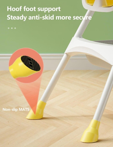 Imagen 2 de 10 de Silla Comedor Bebe 3en1 Portatil Kidshop Baby