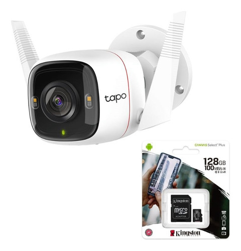 Camara Tp-link Tapo C320ws + Memoria Kingston Microsd 128gb