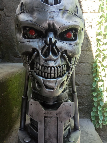 Figura Busto T800 Terminator De 48 Cm 