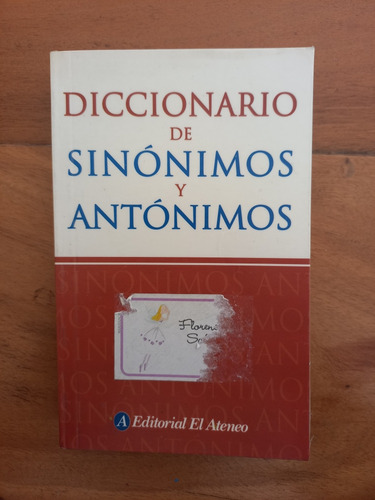Diccionario De Sinónimos Y Antónimos Editorial El Ateneo