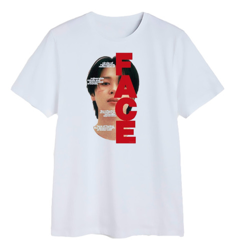 Polera Jimin Bts Face Kpop Korea Coreano Musica Pop Algodon2