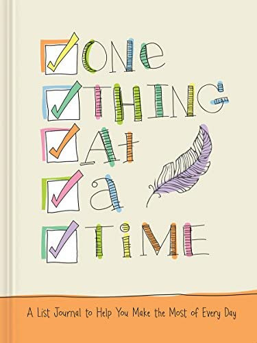 Libro: One Thing At A Time: A List Journal To Help You Make