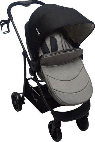 Coche Moises Huevito Travel System Avanti Aluminio 3 En 1 Color Gris