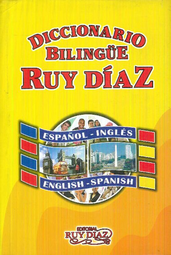 Libro Diccionario Bilingüe Ruy Díaz Español Inglés English S