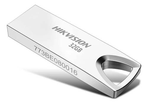 Pendrive 32gb Usb Hikvision 3.0 Metal Pc Ps4 Xbox Color Plateado