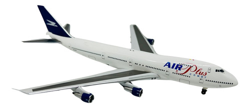 Avion A Escala De Metal 1/400 B747200 Air Plus Comet