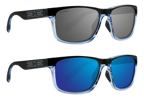 Epoch Eyewear 2 Delta Gafas De Sol Crystal Blue Black Frame