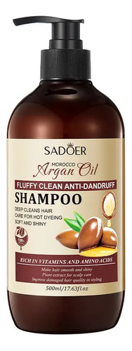  Shampoo De Aceite De Argán Sadoer Anti-caspa 500ml
