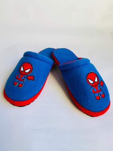 Pantuflas O Babuchas Talla 34 A La 42 Hombre Araña Y Otros