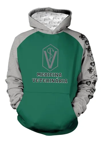 Moletom medicina veterinaria mercado livre hot sale