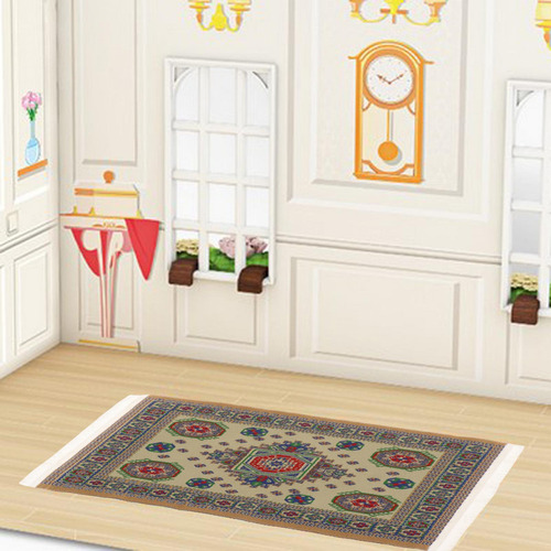 - 3 Alfombra De Casa De Muñecas En Miniatura 1:12, Alfombra
