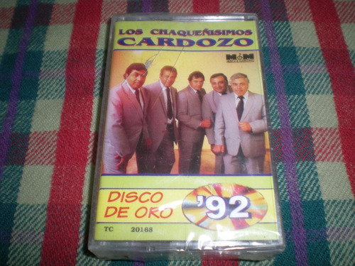 Los Chaqueñisimos Cardozo / Disco De Oro 92 Casete Nuevo- 14