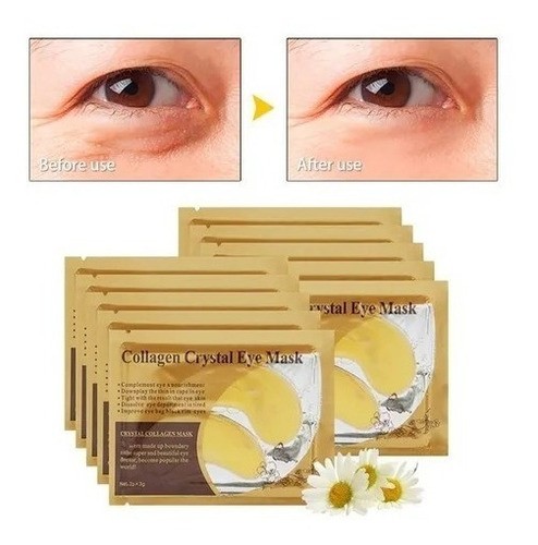Mascarilla facial para piel todo tipo de piel Crystal Eye Eye Mask Collagen Crystal 6g y 6mL