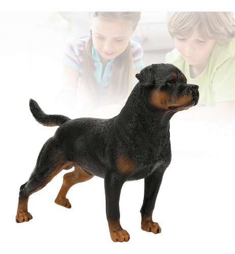 Modelo De Simulación De Juguete Rottweiler Adornos Decoració