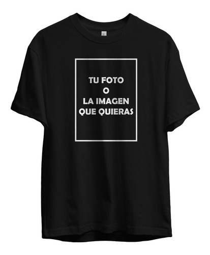 Remera Personalizada Con Foto O Imagen A Eleccion Algodon A3