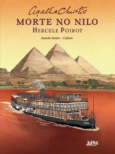 Morte no Nilo HQ, de Christie, Agatha. Série Agatha Christie Editora Publibooks Livros e Papeis Ltda., capa mole em português, 2020