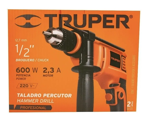 Taladro Percutor Truper 1/2 Roto-1/2a7-ch