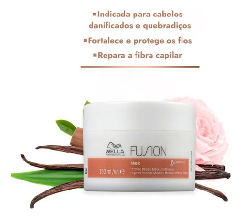Wella Fusion - Shampoo 1000ml + Másc 500ml